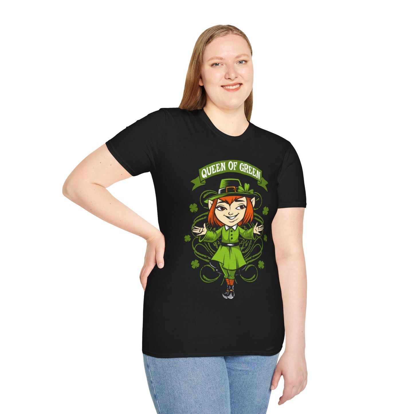 Queen of Green Unisex Crewneck Graphic T-Shirt