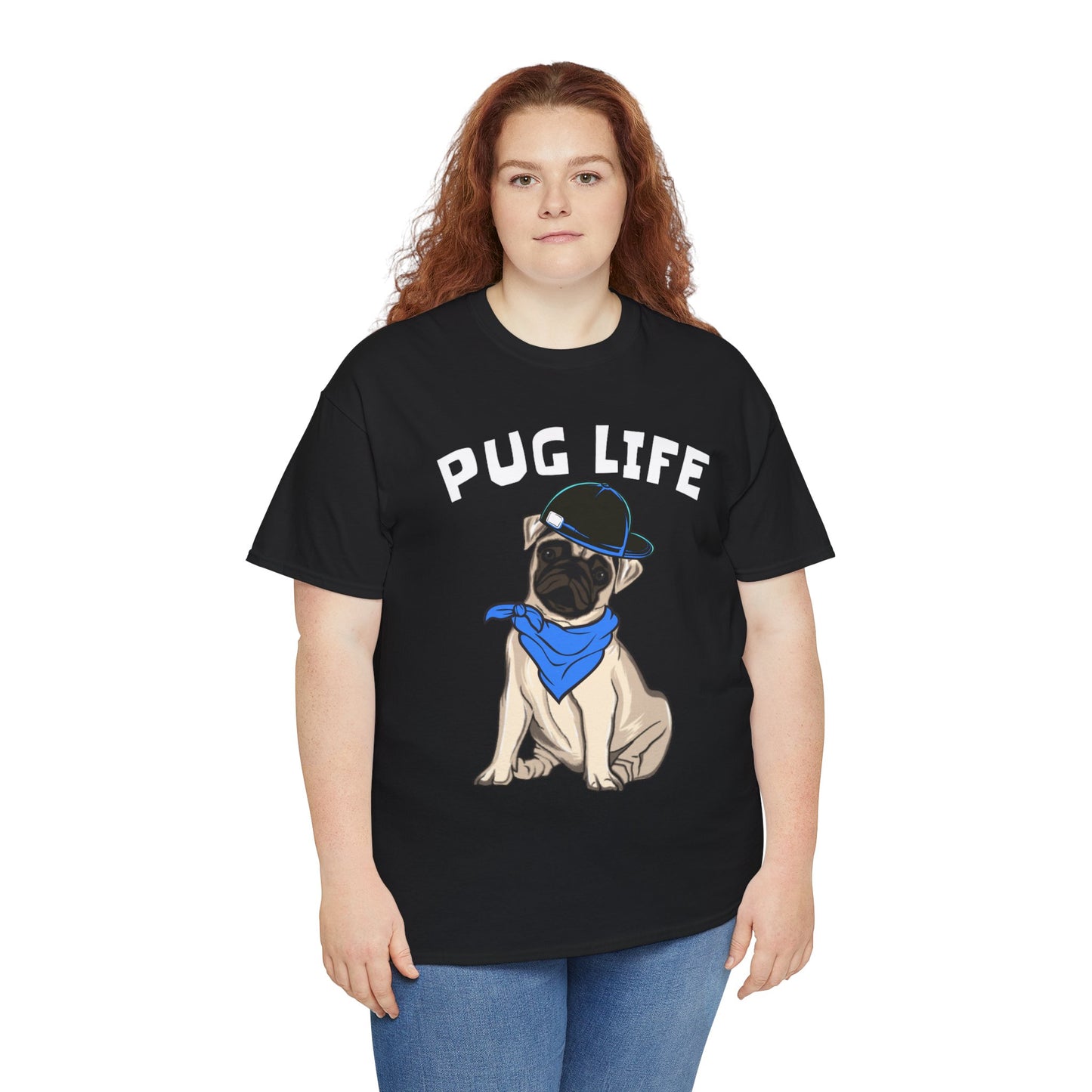 Pug Life Unisex Cotton Graphic T-shirt