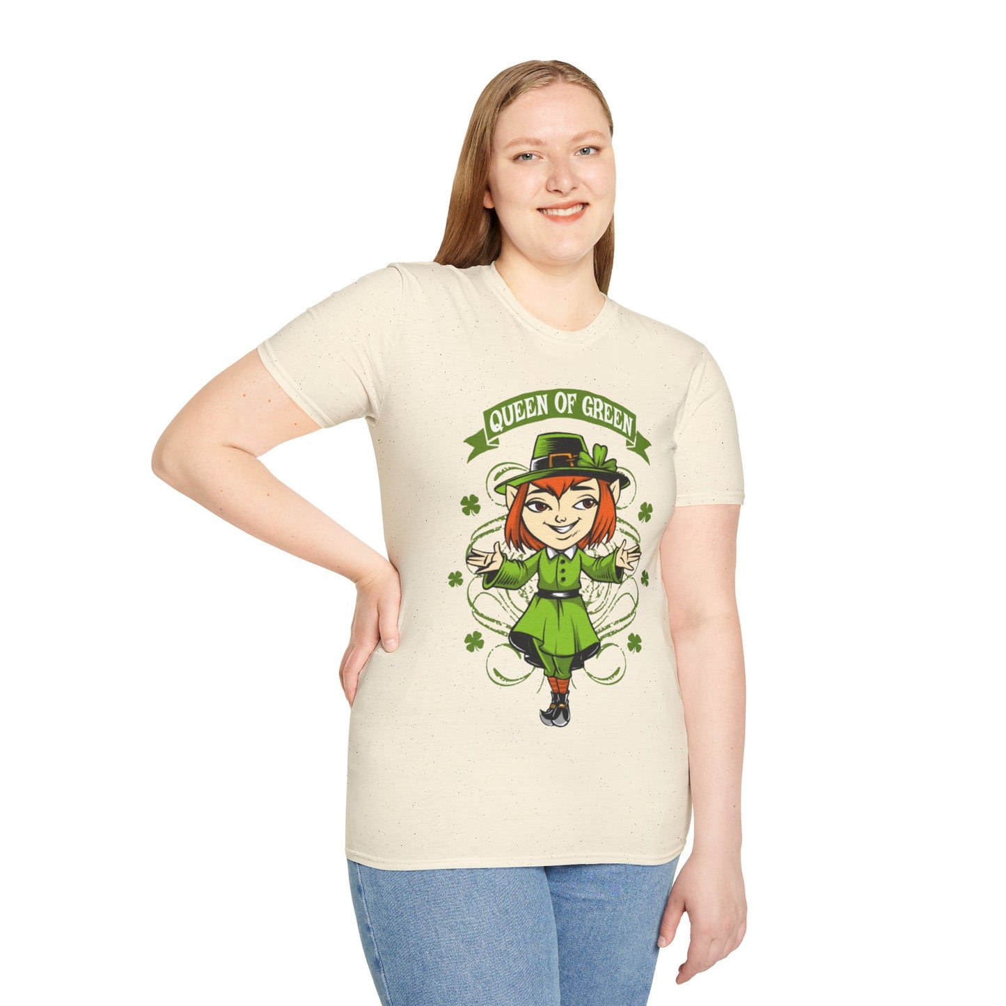 Queen of Green Unisex Crewneck Graphic T-Shirt