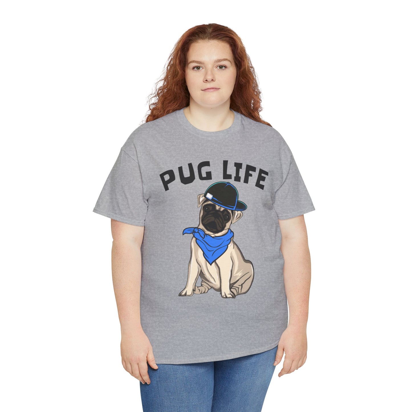 Pug Life Unisex Cotton Graphic T-shirt