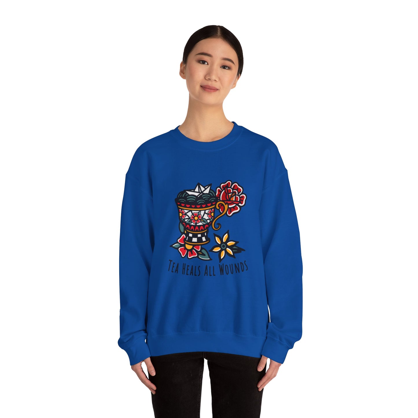 Tea Lover's Unisex Crewneck Graphic Sweatshirt