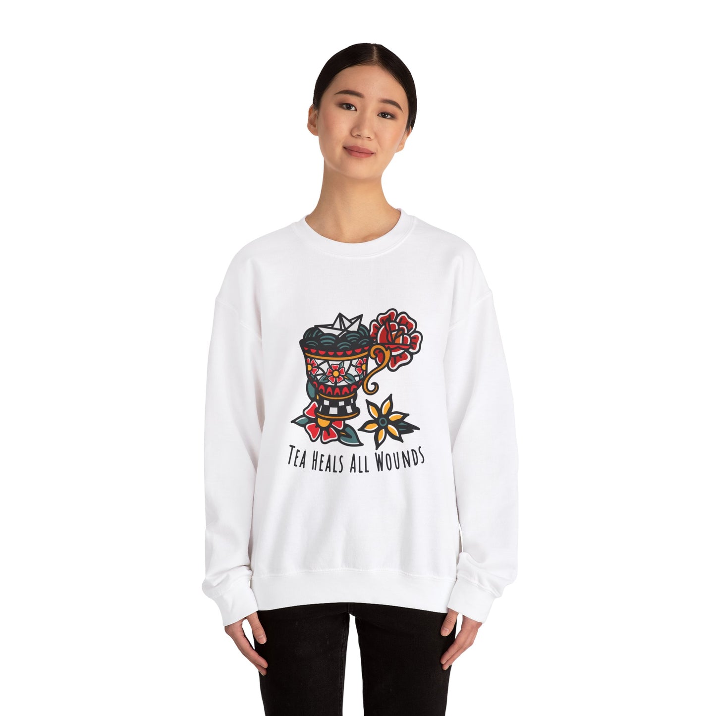 Tea Lover's Unisex Crewneck Graphic Sweatshirt