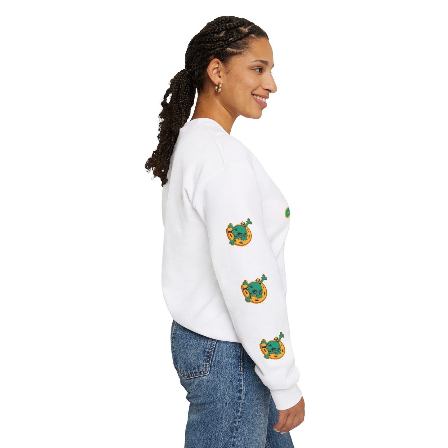 Lucky Skull Unisex Crewneck Graphic Sweatshirt