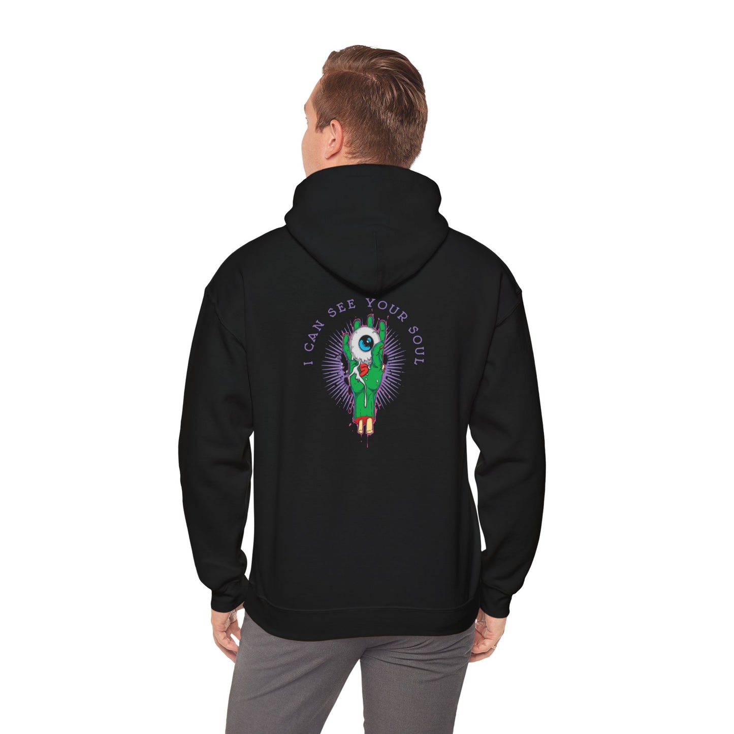 Eye Can See Your Soul Unisex Pullover Graphic Hoodie Sweatshirt