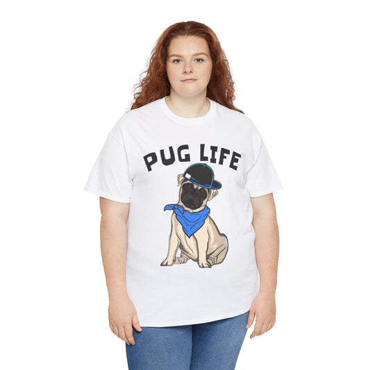 Pug Life Unisex Cotton Graphic T-shirt