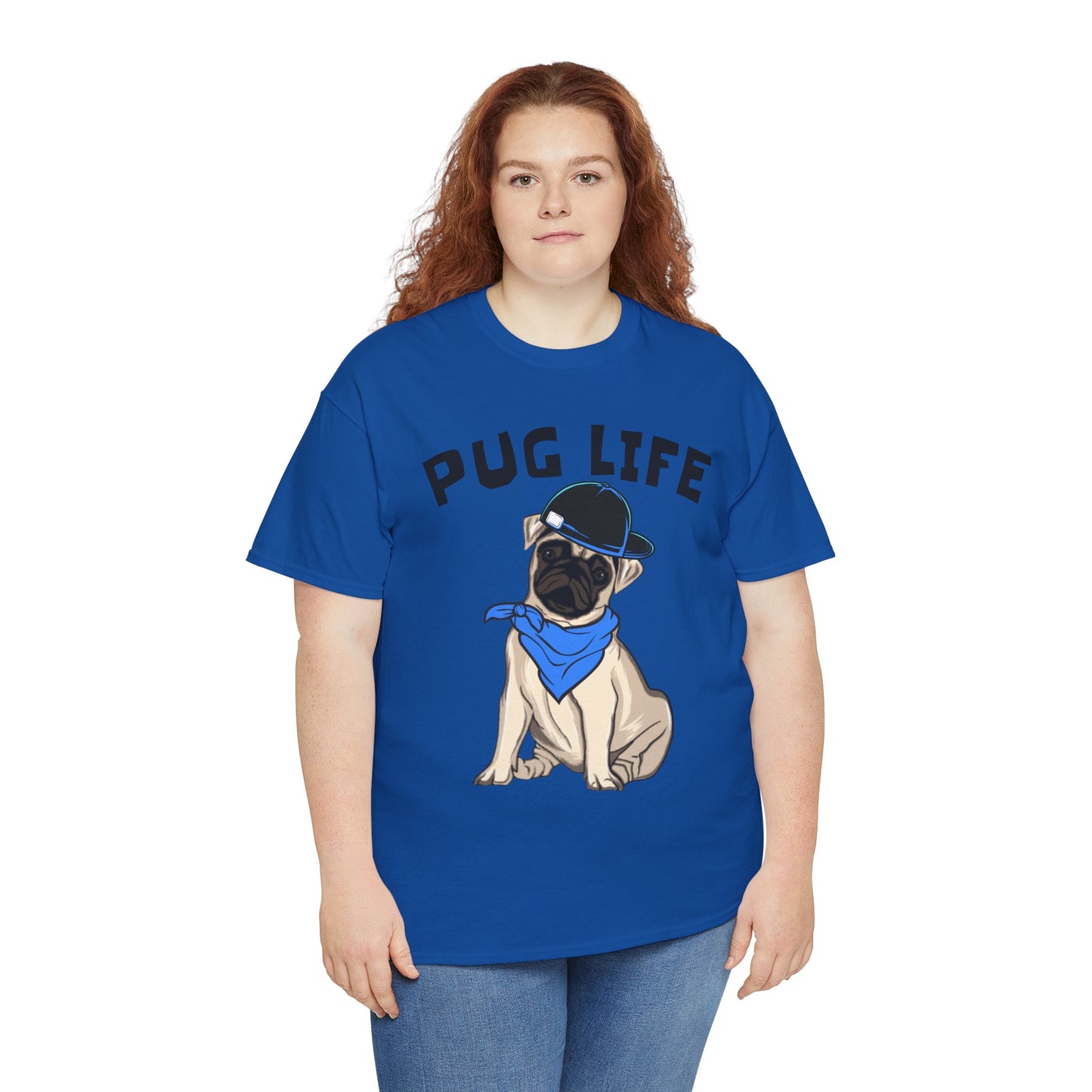 Pug Life Unisex Cotton Graphic T-shirt