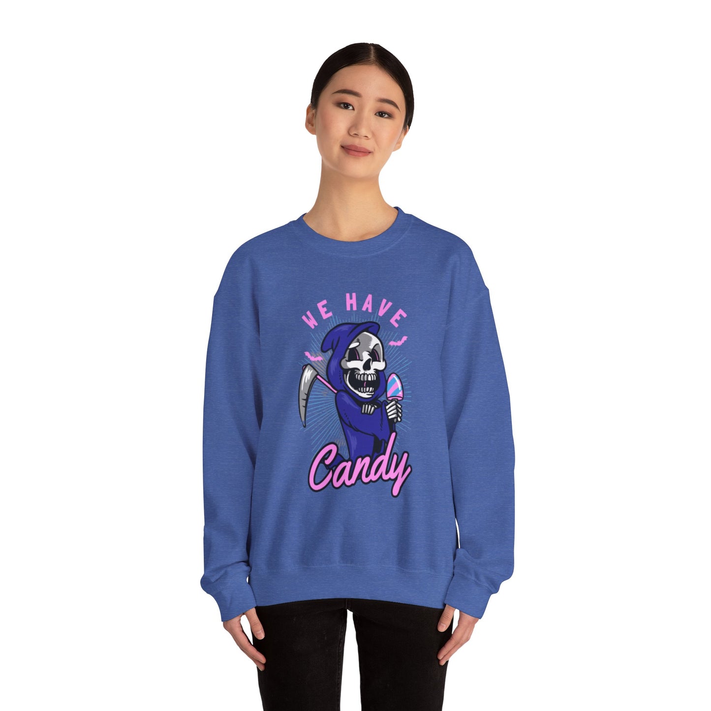 We Have Candy Ghoul Halloween Unisex Crewneck Graphic Sweatshirt