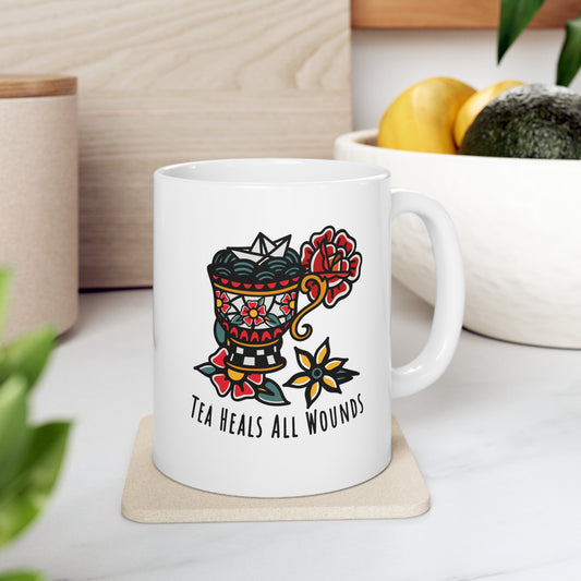 Tea Love Ceramic Mug 11oz