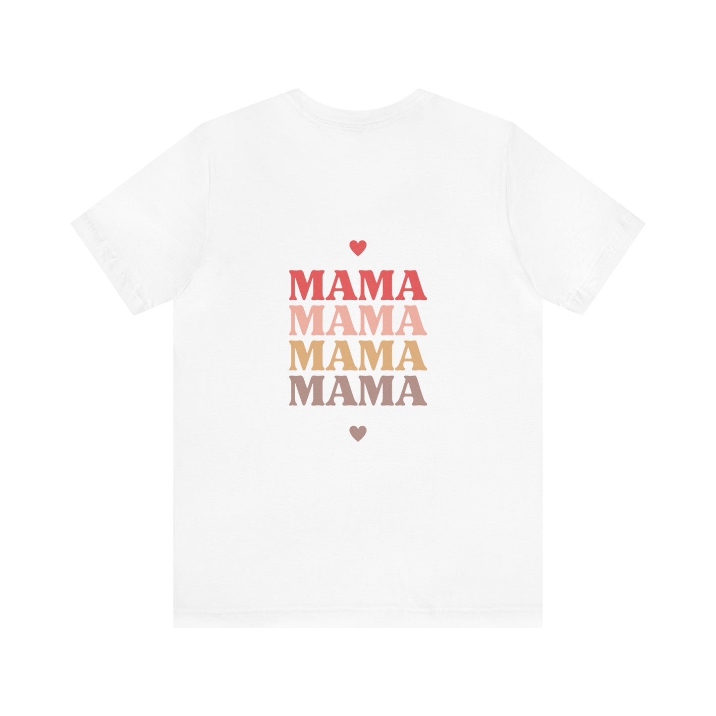 In My Mom Era Mama Heart Graphic T-shirt in White from Topaz Peaks