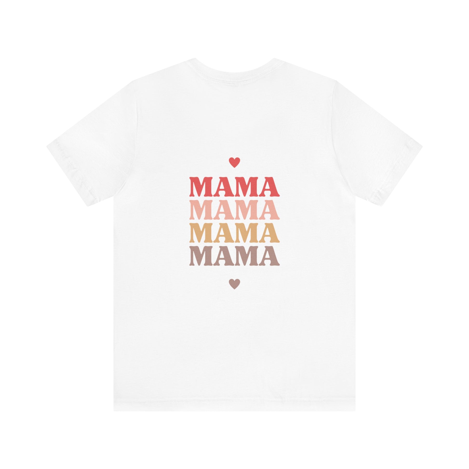 In My Mom Era Mama Heart Graphic T-shirt in White from Topaz Peaks