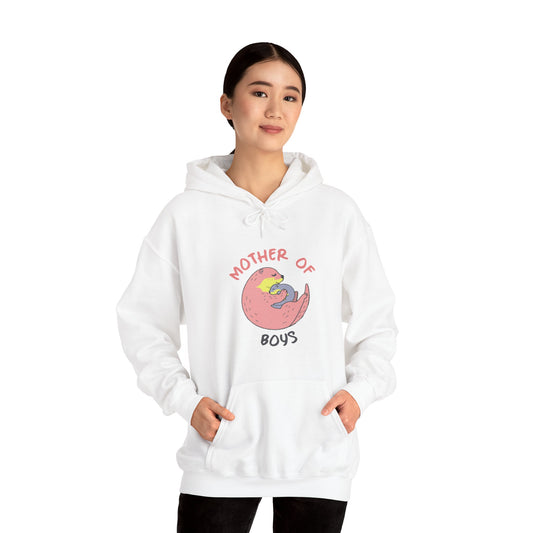 Mother of Boys Otter Mama Unisex Graphic Hoodie Sweatshirt