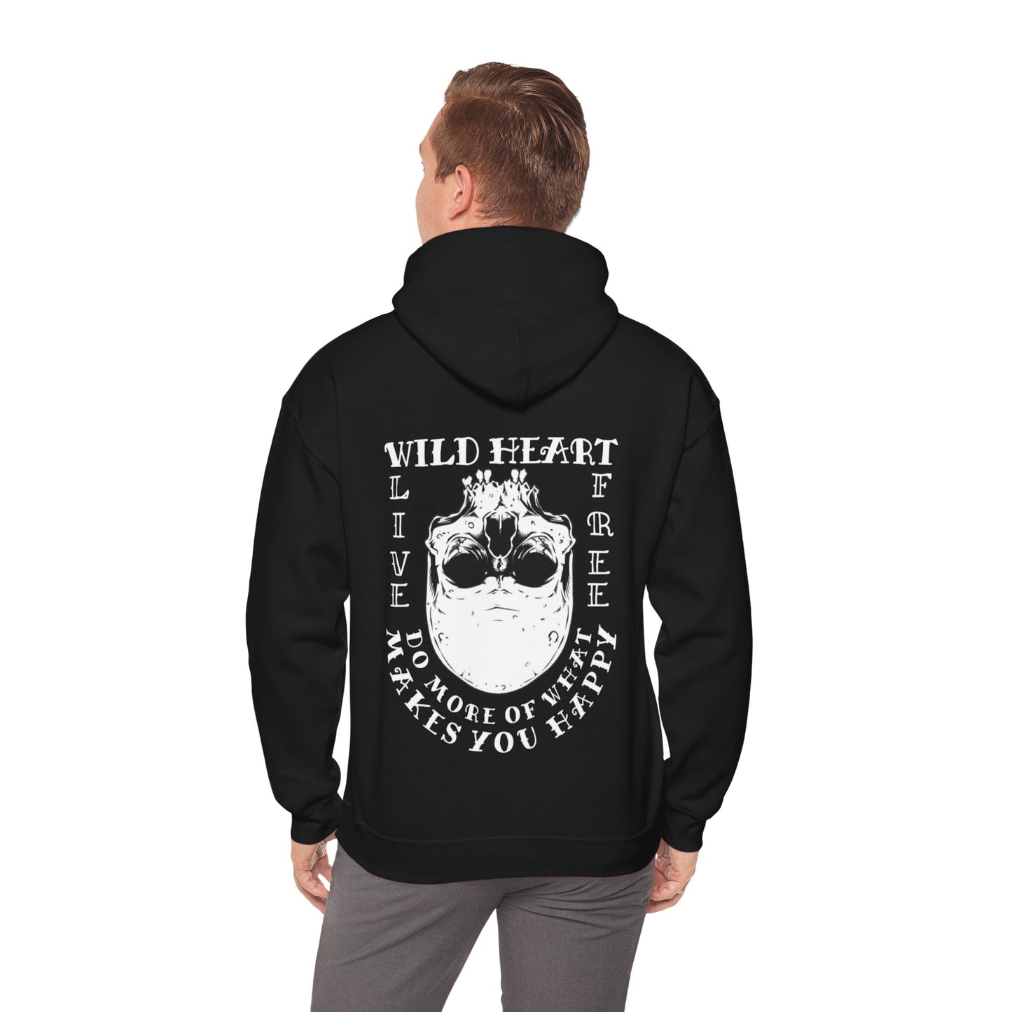 Wild Heart Skull Unisex Pullover Graphic Hoodie Sweatshirt