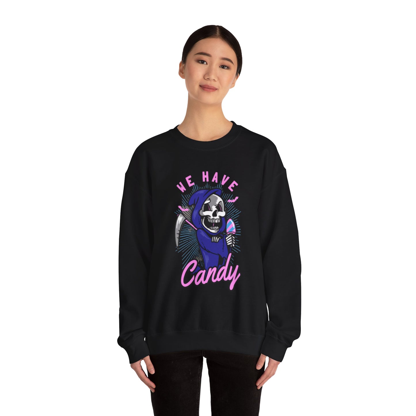 We Have Candy Ghoul Halloween Unisex Crewneck Graphic Sweatshirt