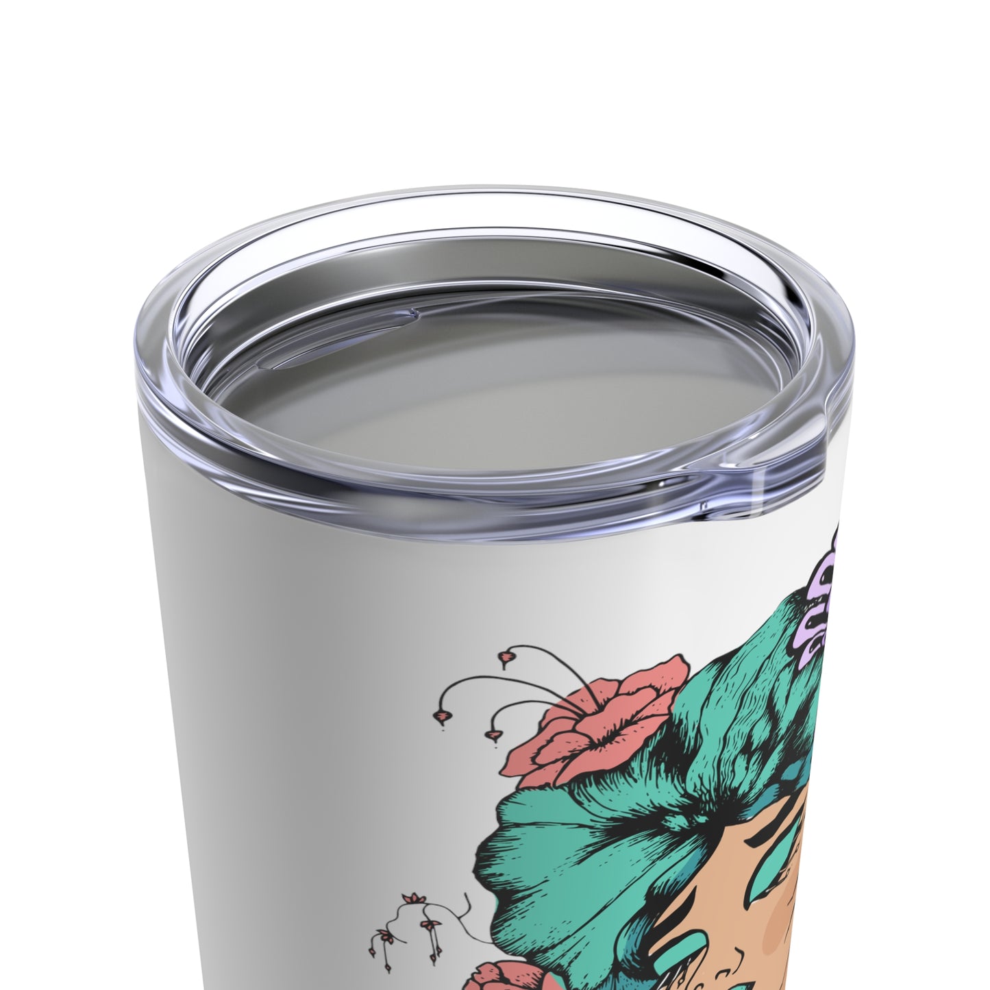 Floral Woman Tumbler 20oz