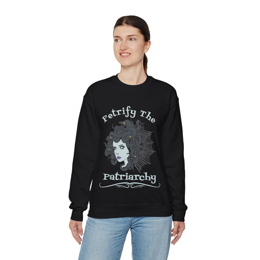 Petrify The Patriarchy Crewneck Graphic Sweatshirt