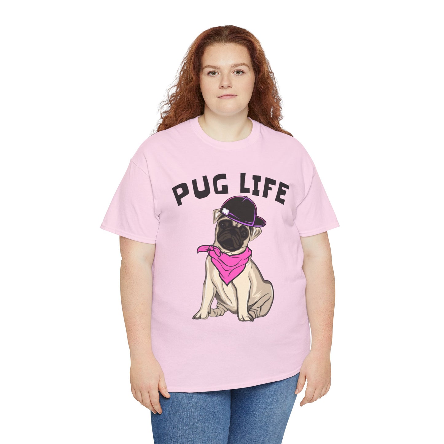 Pug Life Unisex Cotton Graphic T-shirt